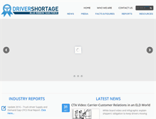 Tablet Screenshot of drivershortage.ca